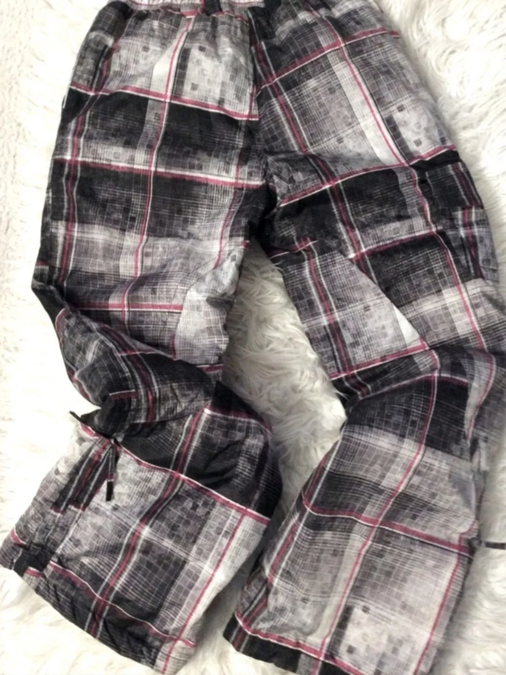 NWT ZeroXposur Girl’s Plaid Snow Pants